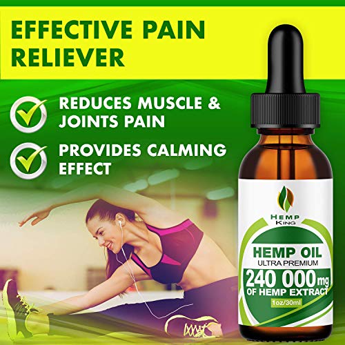 Hemp Oil Drops 24 000 000 mg, 100% Natural Extract, Natural Dietary Supplement, Rich in Omega 3&6 Fatty Acids for Skin & Heart Health, Vegan Friendly - Image 5