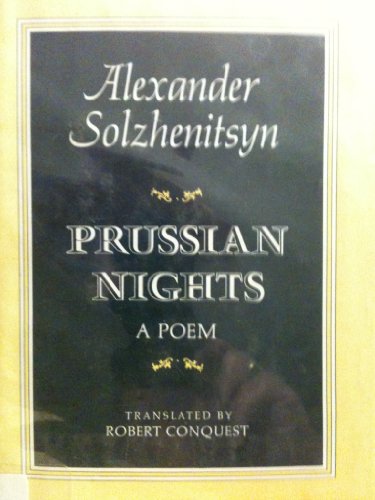 PRUSSIAN NIGHTS A NARRATIVE POEM B001NE2TDS Book Cover