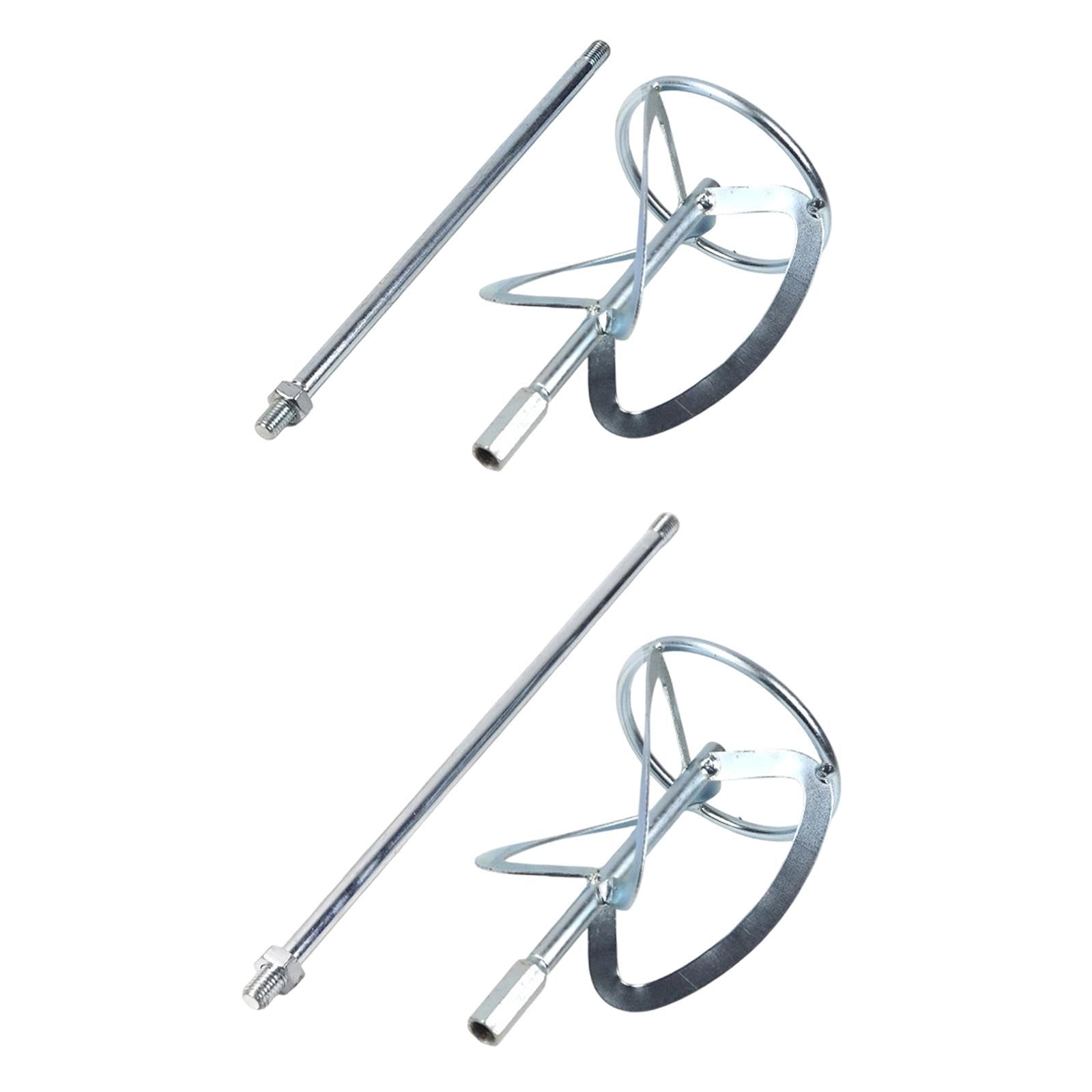 Concrete Mixing Rod for Putty Spliced Double Section Steel Cement Mixer Tool M12| Home Décor | Kitchen Tools
