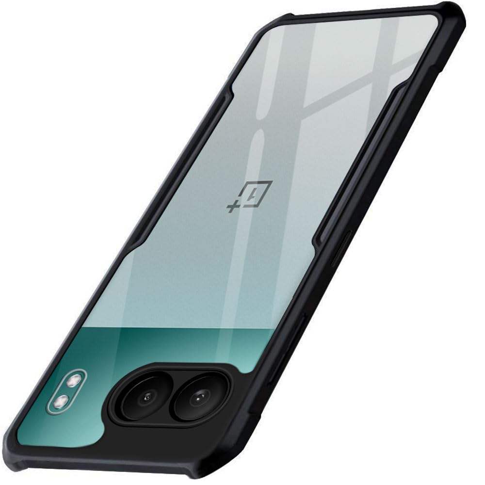 TheGiftKart Shockproof Crystal Clear Back Cover Case for OnePlus Nord 4 5G | 360 Degree Protection | Protective Design | Transparent Back Cover Case for OnePlus Nord 4 5G (PC & TPU, Black Bumper) (B0D9SGP7RF) Amazon Price History, Amazon Price Tracker