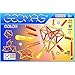 Geomag - Classic 262 Color, Constructions Magnétiques et Jeux Educatifs, GMC02, Orange/Rouge/Jaune, 64 Pièces