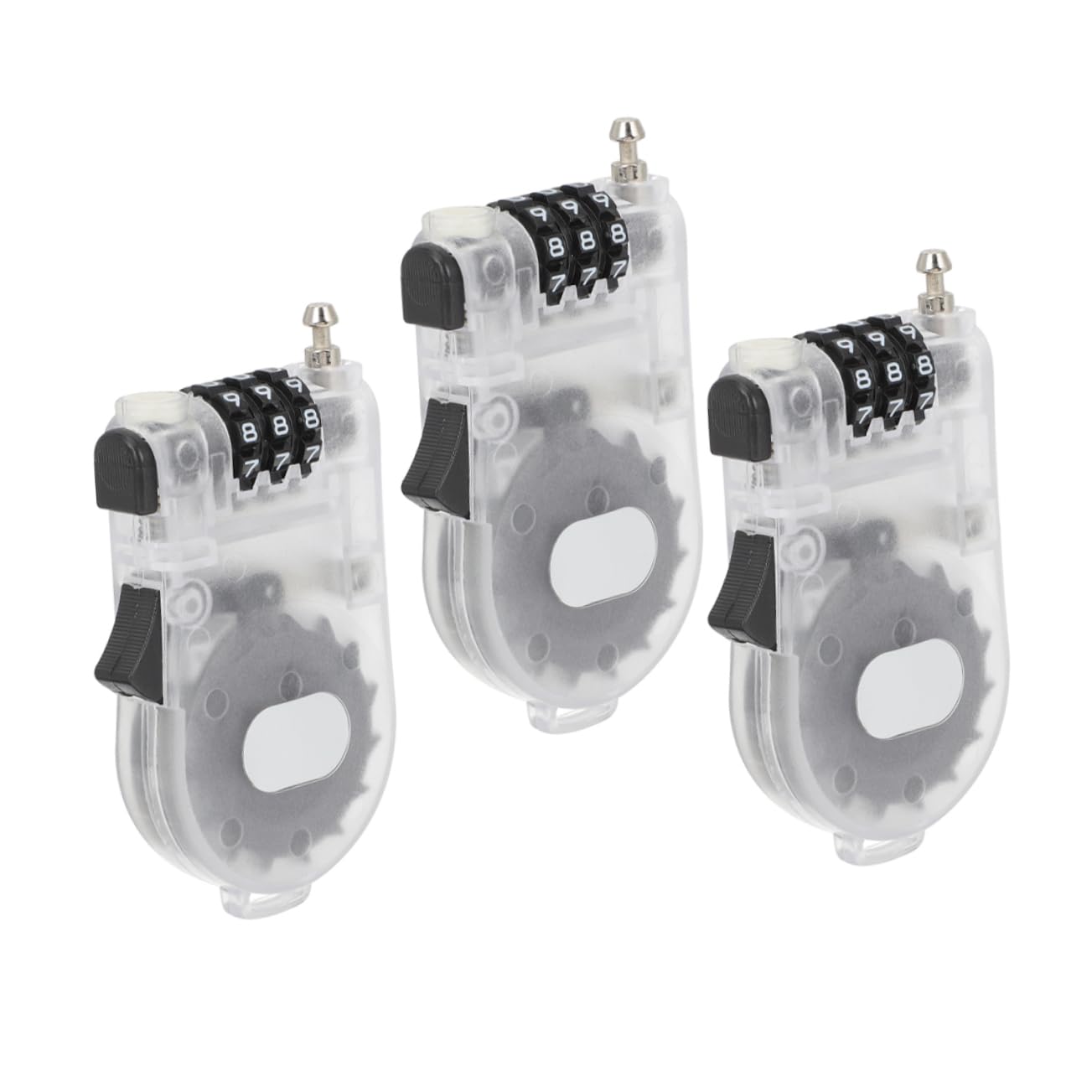 BESPORTBLE 6 Pièces Antivol Serrure À Combinaison Serrures De Vélo Serrure Codée Petite Serrure Sécurité Antivol De Vélo Équipement De Snowboard Ski Boost Lock Équipement De Snowboard