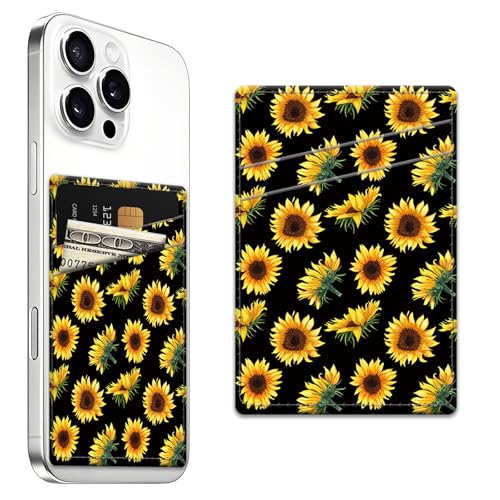Porte-cartes pour téléphone adhésif tournesol : libérez vos mains lors de vos sorties