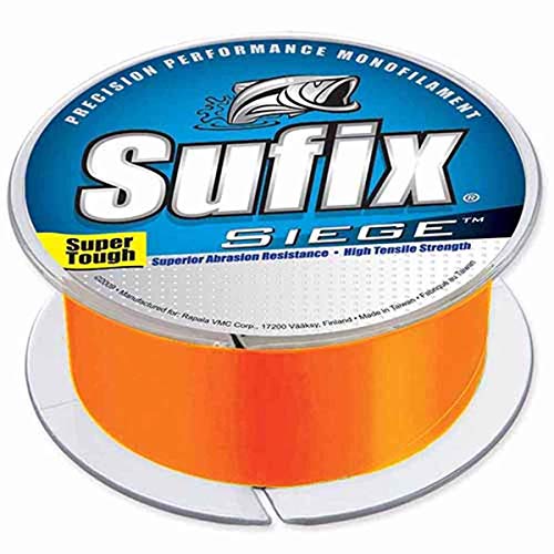 Sufix Siege 330-Yards Spool Size Fishing Line (Tangerine, 20-Pound) - Thumbnail 2