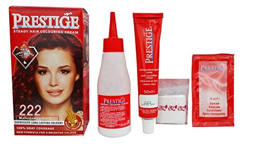 Pack Ahorro de 2 x Tintes en Cremas Colorantes para el Cabello, Color Caoba 222 Cover