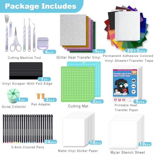 Cutaswish 006 The All-In-One Ultimate Accessories Bundle For Cricut'S Makers Machine And All Explore Air-89Pcs Tools And Accessories Kit,Instantly Create Amazing Crafting Projects thumb #1