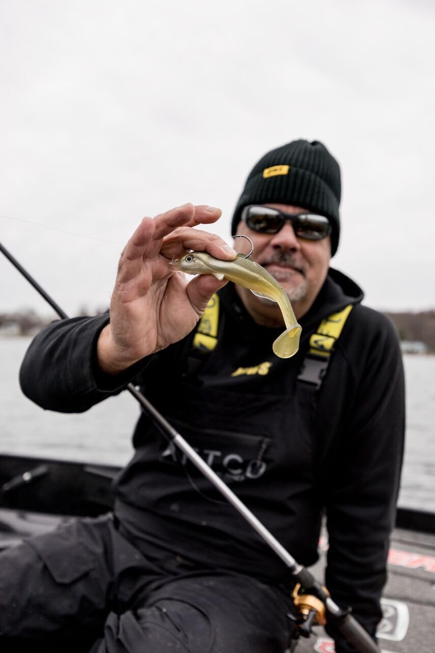 Strike King Final Copy Weedless Fishing Lure, Pre-Rigged Soft Plastic Swimbait