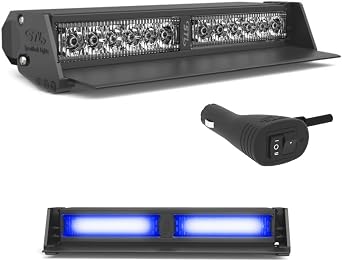 Striker-2 Elite TIR Interior 2 Head LED Dash Light Bar Blue