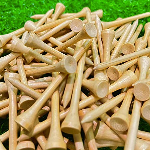 Mykuja Bamboo Golf Tee 3-1/4 Inch Pack Of 100 Original #TOP4