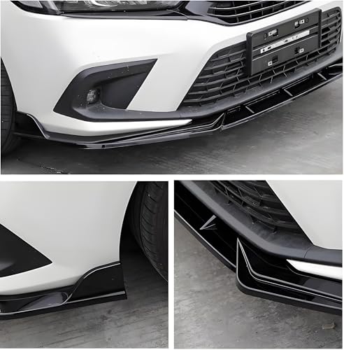 STSEV01 Front Bumper Lip Splitter Spoiler Compatible with Honda Civic Sedan/Hatchback/EX/EX-L/LX/Sport/Touring 2022 2023 2024 11TH Gen Air Dam Chin Body Kit Underbody Lip Exterior Accessories - Image 6
