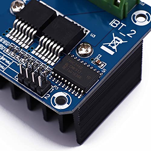 Teyleten Robot C9- Bts7960 43A High Power H-Bridge Dc Motor Driver Module Dc Motor Controller Module thumb #3