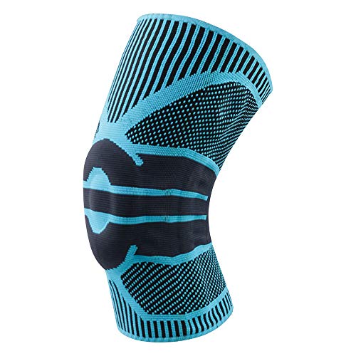 KKmoon 2 peças homens mulheres joelheiras joelheiras de compressão de apoio articular corrida caminh
