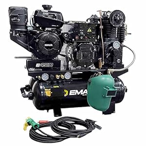 EMAX 3 in 1 Air Compressor – 14 HP Air Compressor, Generator, & Welder with Electric Start & 5000W Generator – EGES14020T