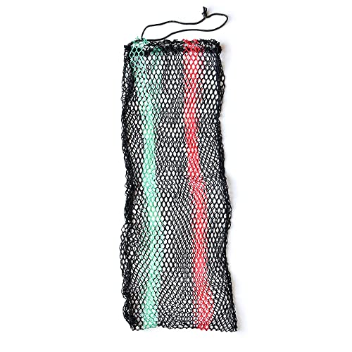 Namaka® Retino Portapesci Nero con Chiusura a Strozzo Lungo 100 cm con Maglia mm 12