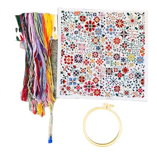 Kit de point de croix raffiné pour des projets de décoration soignés