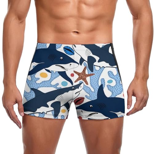 Maillot de bain slip homme Étoile de Mer short et boxer de natation