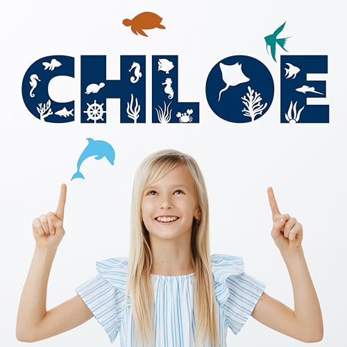 Vinilo Personalizado Animales Marinos para Pared miniatura 3