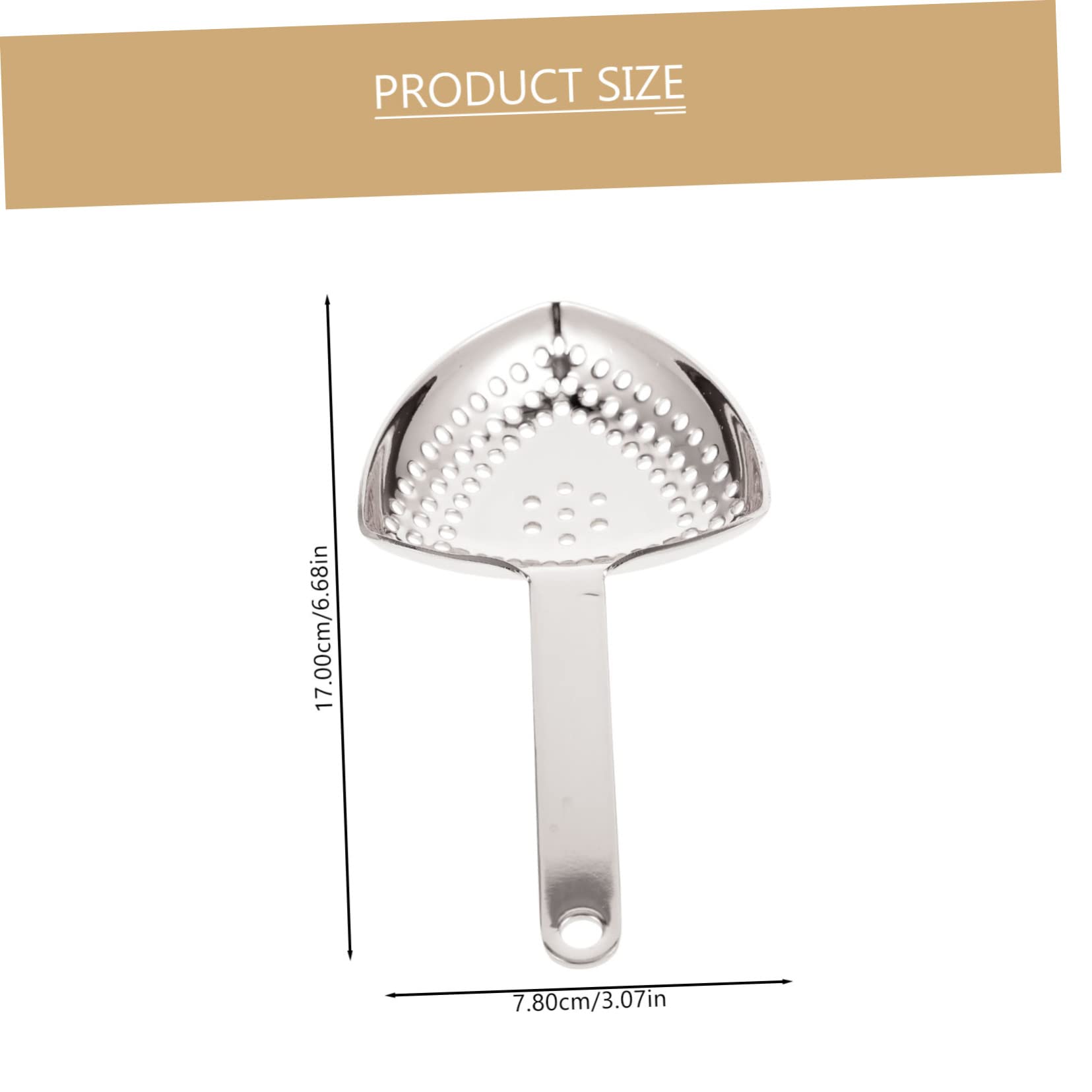 PRETYZOOM Juice Strainer after Juicing Metal Cone Strainers Fine Mesh Tool Reusable