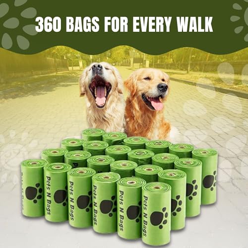 Image of Dog Poop Bags, Dog Waste Bags Unscented Refill Rolls