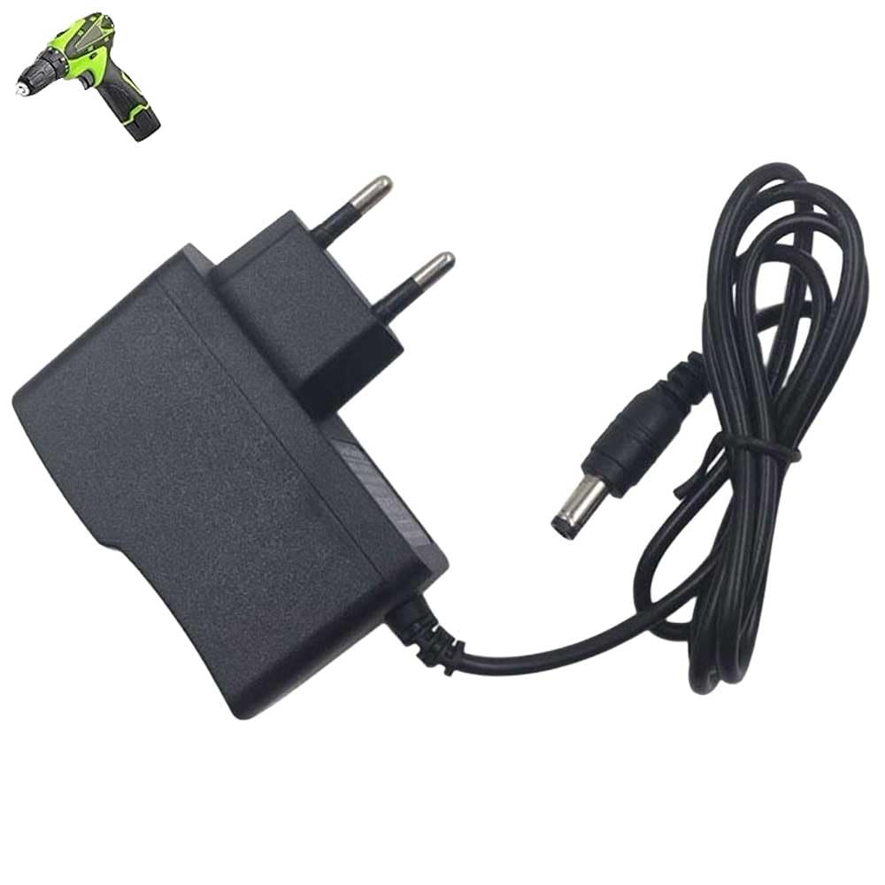 cordless drill charger 12v for cordless drill | circuit design and led indicator battery not included (2pcs 12v 1amp dc power adapter)