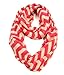 Modadorn Accessories Nautical Lightweight Chevron Infinity Scarf