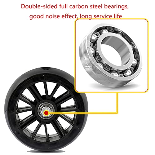 Castor Wheels, ruedas de entrenamiento fijas, juego montado compatible con bicicletas de 12, 14, 16, 18 y 20 pulgadas (Color: Azul, Tamaño: 14in) miniatura 3
