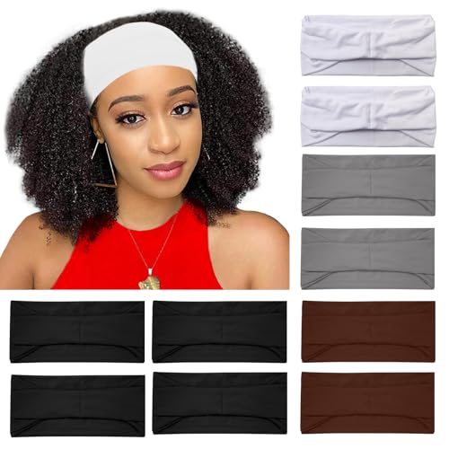 Image of RITOPER Wide Thick Headbands for Women Non Slip, 10 Pack Buttery Soft Workout Yoga Running Sweat Head Bands, Solid Headband Hair Bands for Wig Cover, Spa Day, Travel, Washing Face, Daily Use