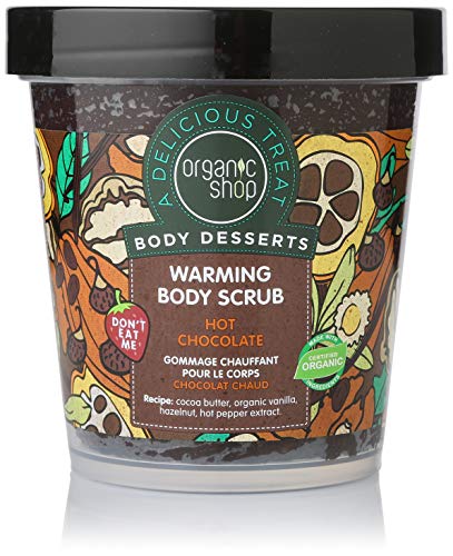 Organic Shop Organic Shop Body Desserts Hot Chocolate Warming Body Scrub 450ml