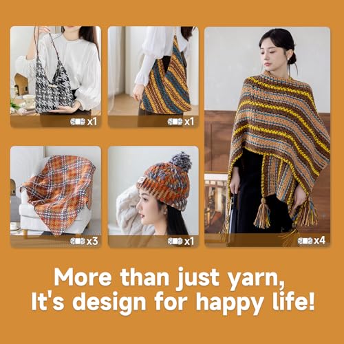Image of Scarf Yarn Magic Cube - 2 x 250g / 874 Yards - Butter Bear