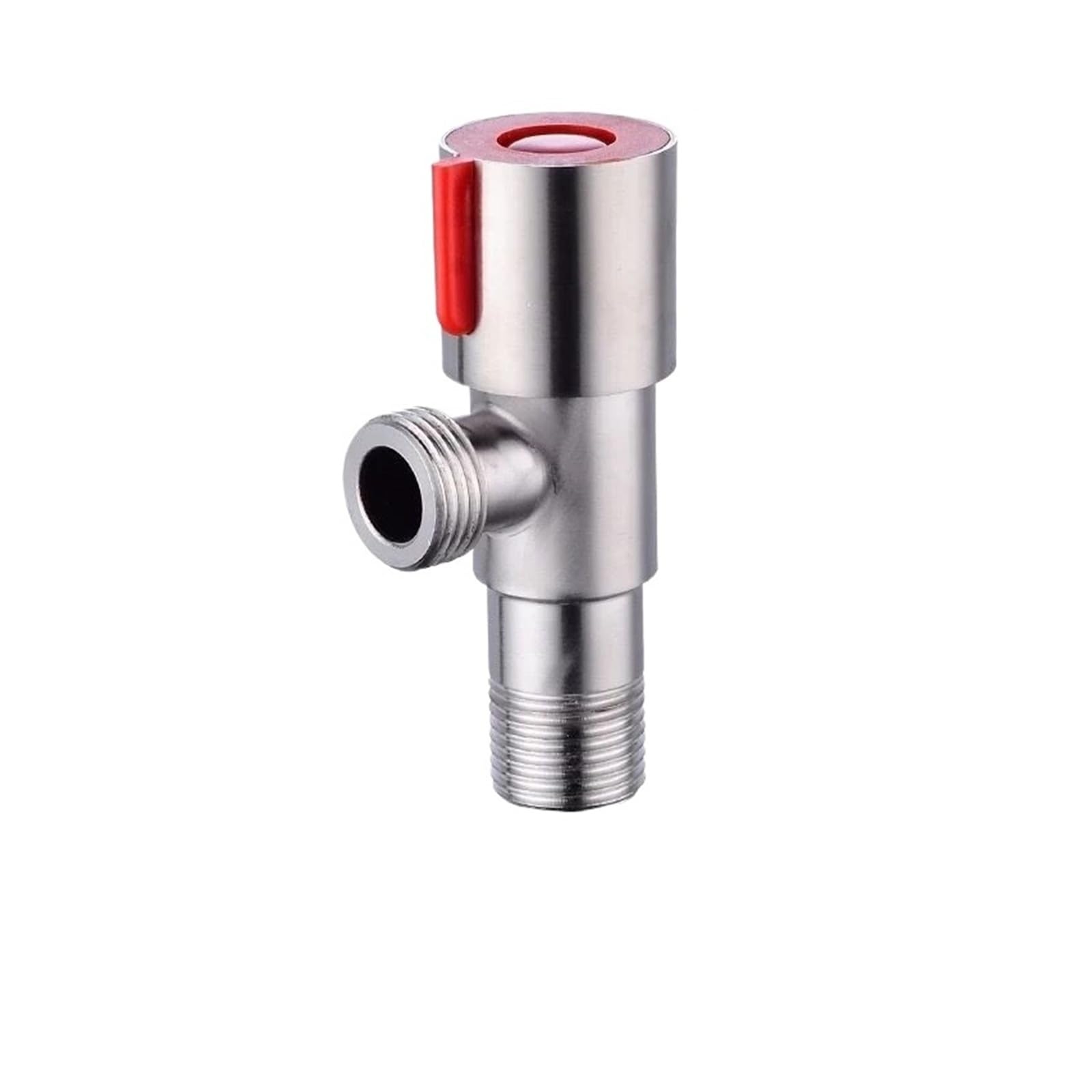 Bvhisehp Hot Stainless Steel Brushed G1/2 Thread Angle Valve For Kitchen Lavatory Toilet Sink(Hot)