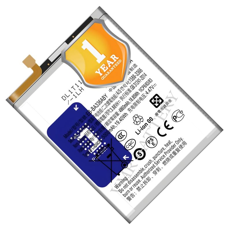 Image of Original EB-BA336ABY Battery Compatible for Samsung Galaxy A53 5G - (5000mAh) - 1 Year Warranty K7