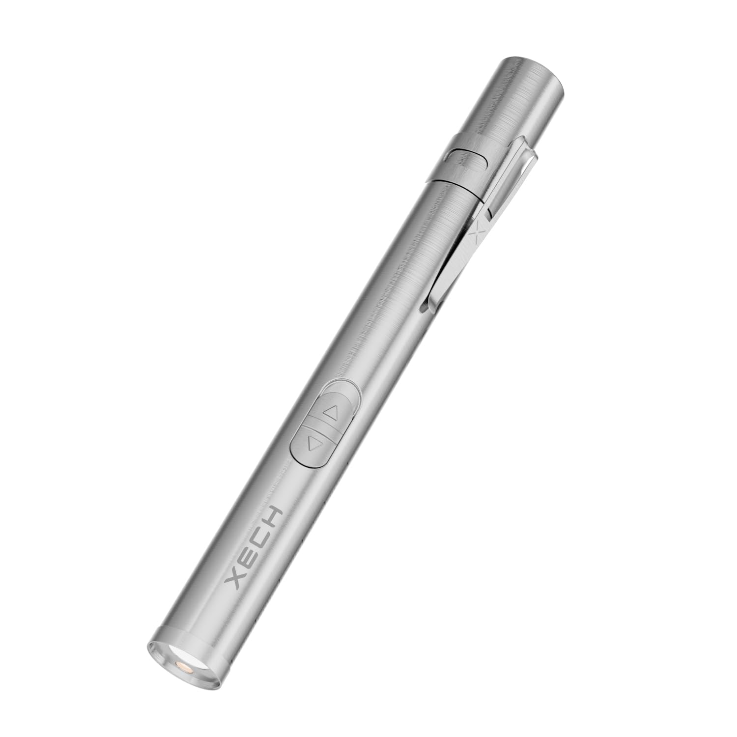Xech | Rechargeable Pen Torch | Dual Light (White & Warm LEDs) | USB-C | Stainless Steel Pocket Flashlight for Home, Travel & Emergency Use (TorchX)-image-4