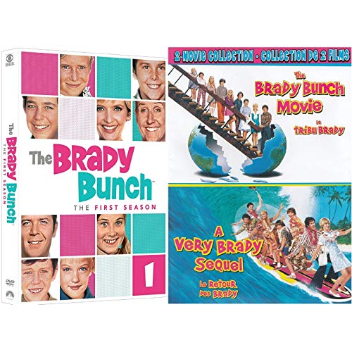 Brady Bunch: Complete Season 1 + The Brady Bunch Movie / A Very Brady Sequel (6 DVD - Almost 14 Hours of Fun Set) - Florence Henderson, Robert Reed, Barry Williams, Christopher Knight, Shelley Long