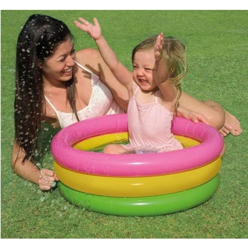 Image of FEDDE 2 Ft Inflatable Kids Swimming Bath Tub | Baby Water Pool Bathtub for Children & Toddlers
