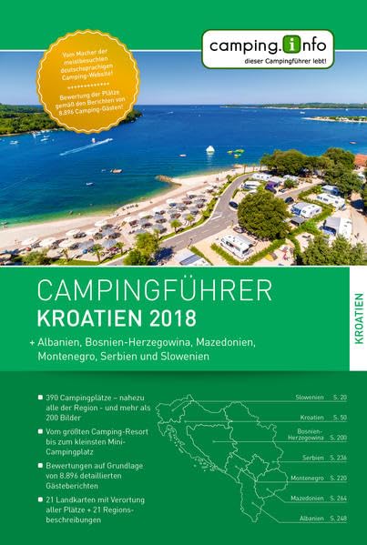 Campingführer Kroatien 2018