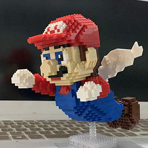 RSVT Super Fliegender Mario 3D Modell 1012 Stücke DIY Kleine Mini-Diamantblöcke Bauspielzeug Für Kinder Geschenk – Bild 2