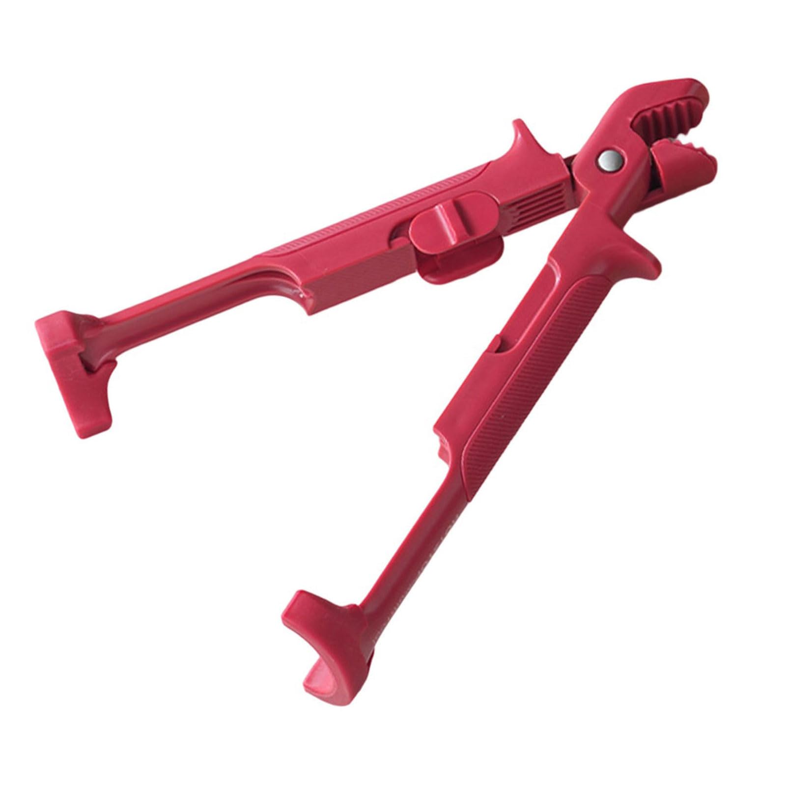 Xjdzineq Silicone Tongs for Kitchen Camping and Nonslip Grip Design Hot Plate Gripper Heatproof Clamp Silicone Kitchen Tongs