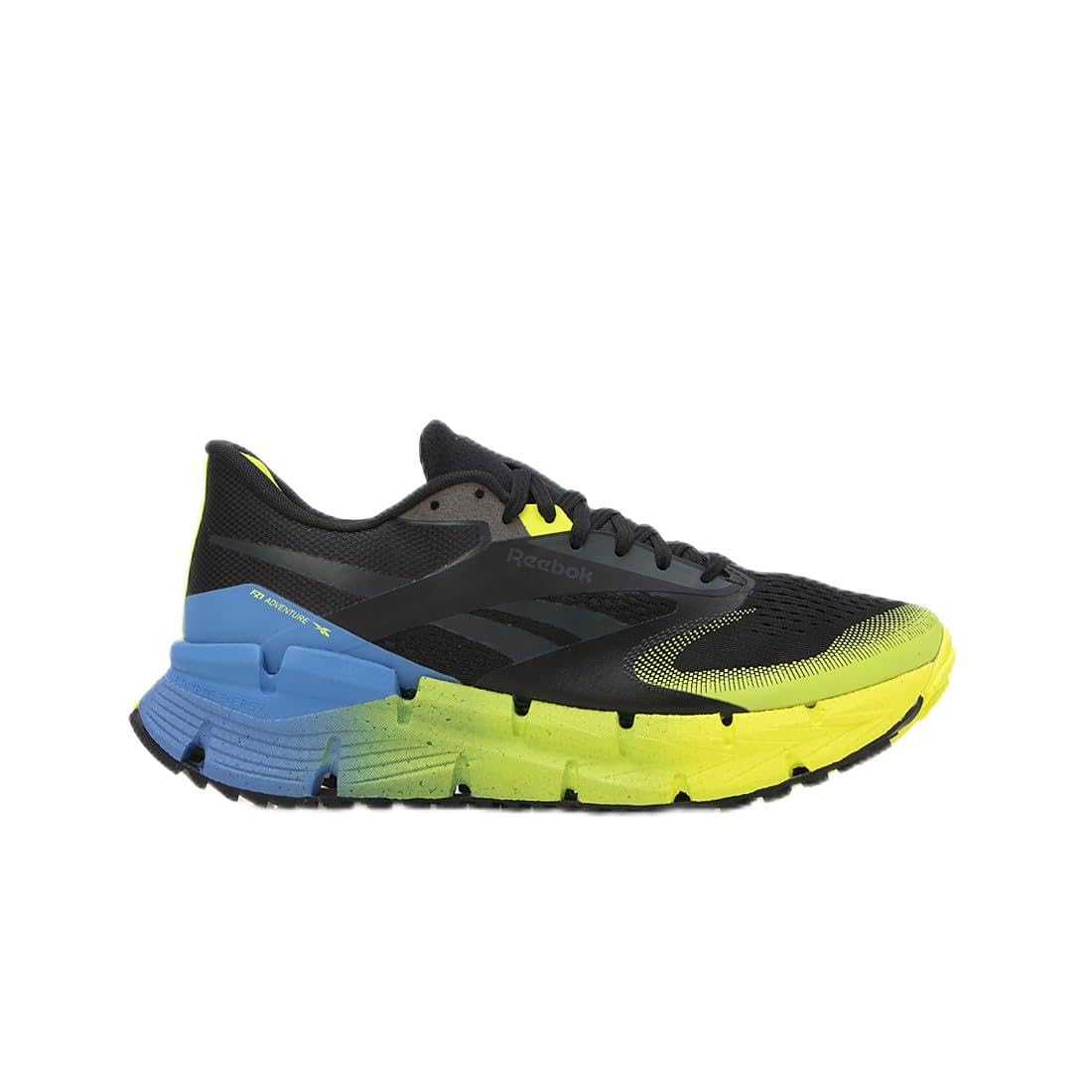 Reebok FLOATZIG Adventure 1 Black/Digital Lime/Kinetic Blue Male Running Shoes