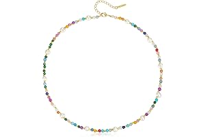 Martha Calvo Beaded Choker Necklace: Adorn Yourself with Nature's Elegance