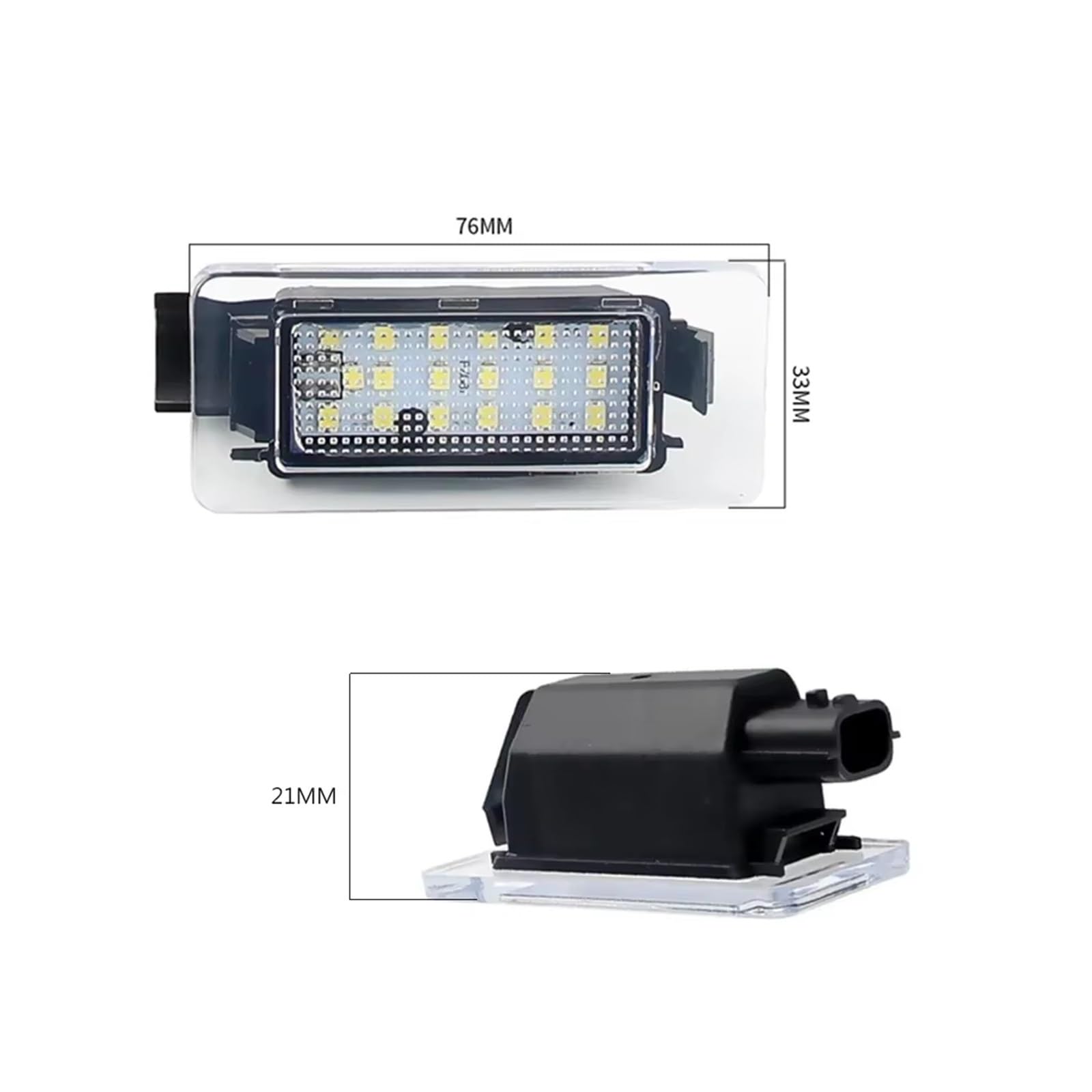 License Number Plate Light Lamps Car White License Plate Light For Dacia For Duster 2017 2018 2019 2020 2021