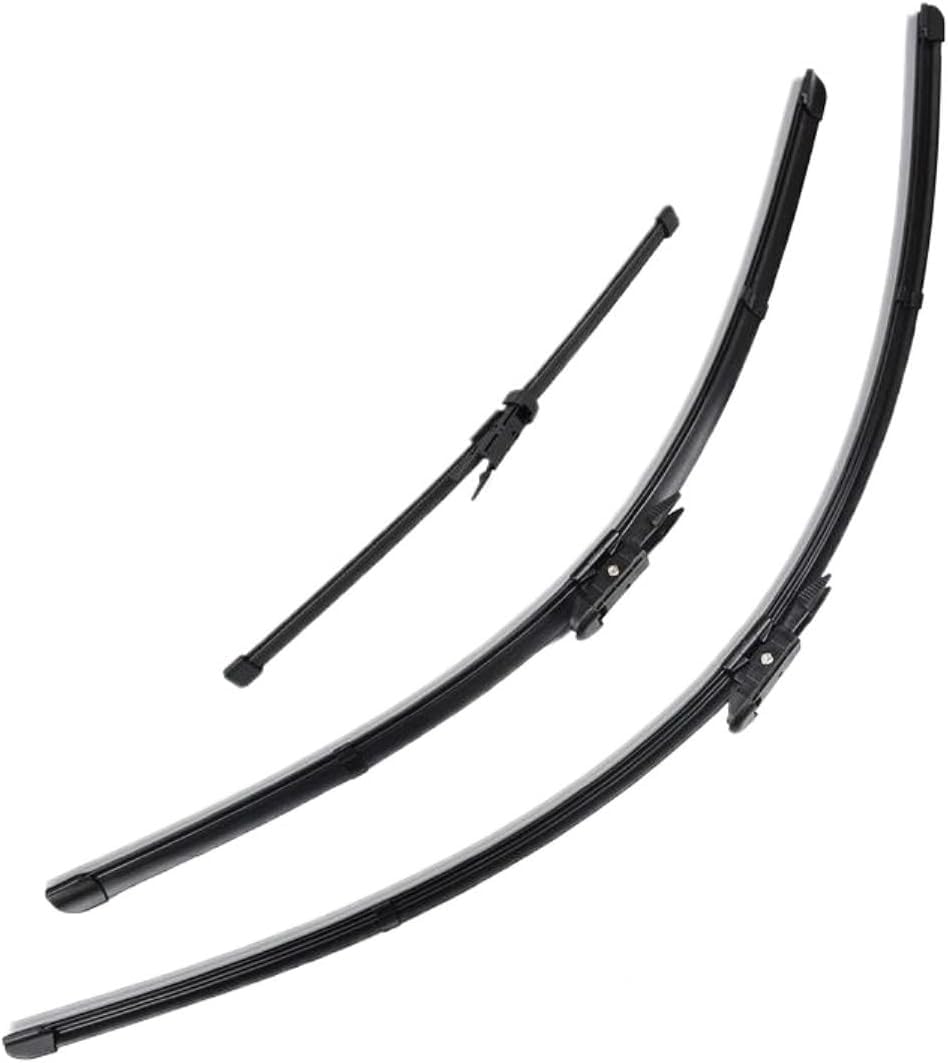 Acwyahso Wiper Blades Front Rear Set for Benz Pour Vito Viano W639 2010-2014 28 "26" 15" - All-Weather Performance