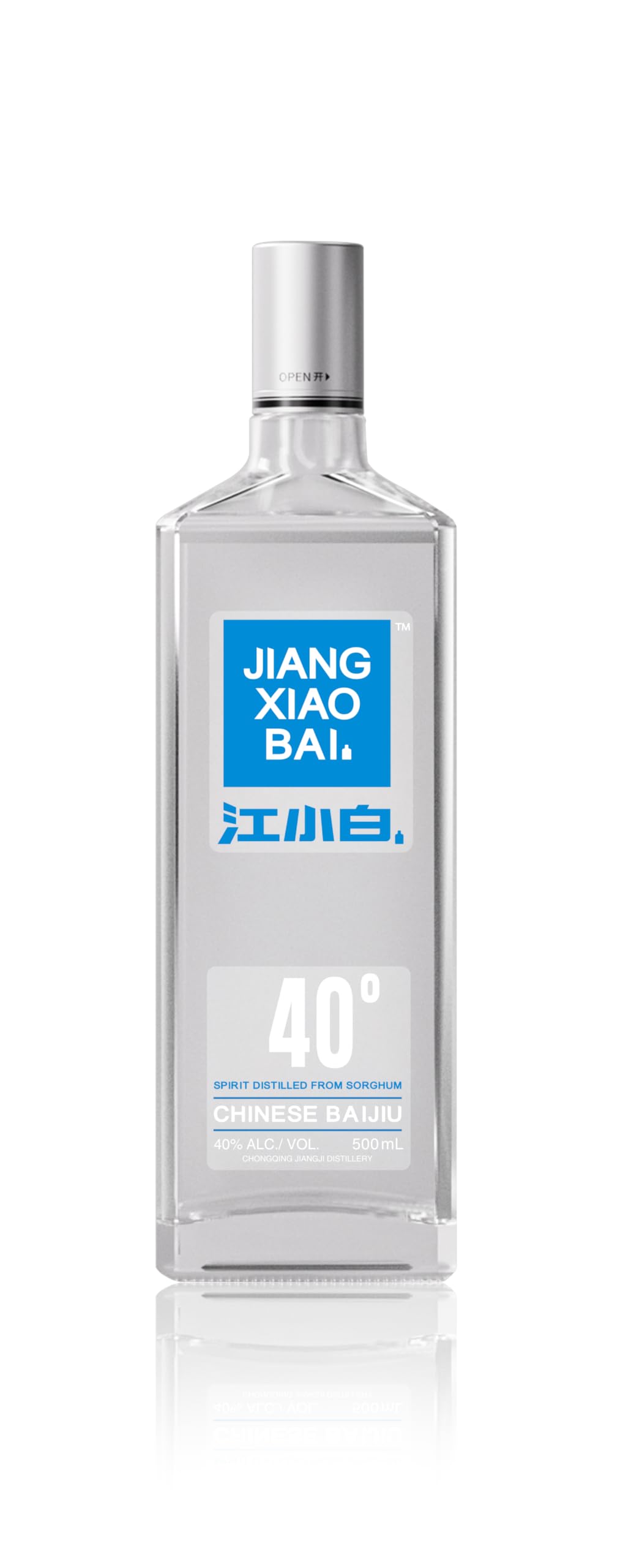 Amazon.co.jp: ​江小白 500ml 1本 アルコール40度 中国酒 白酒 清香型