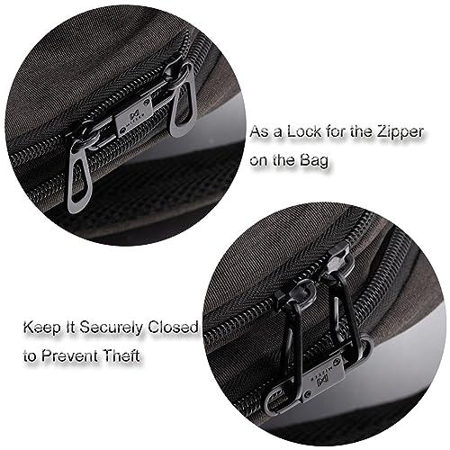 Mizeer 2 Size Zipper Clip Theft Deterrent - Anti Theft Zipper Clips Keep The Zipper Closed - Zipper Locks for Backpacks, Purses - Image 6