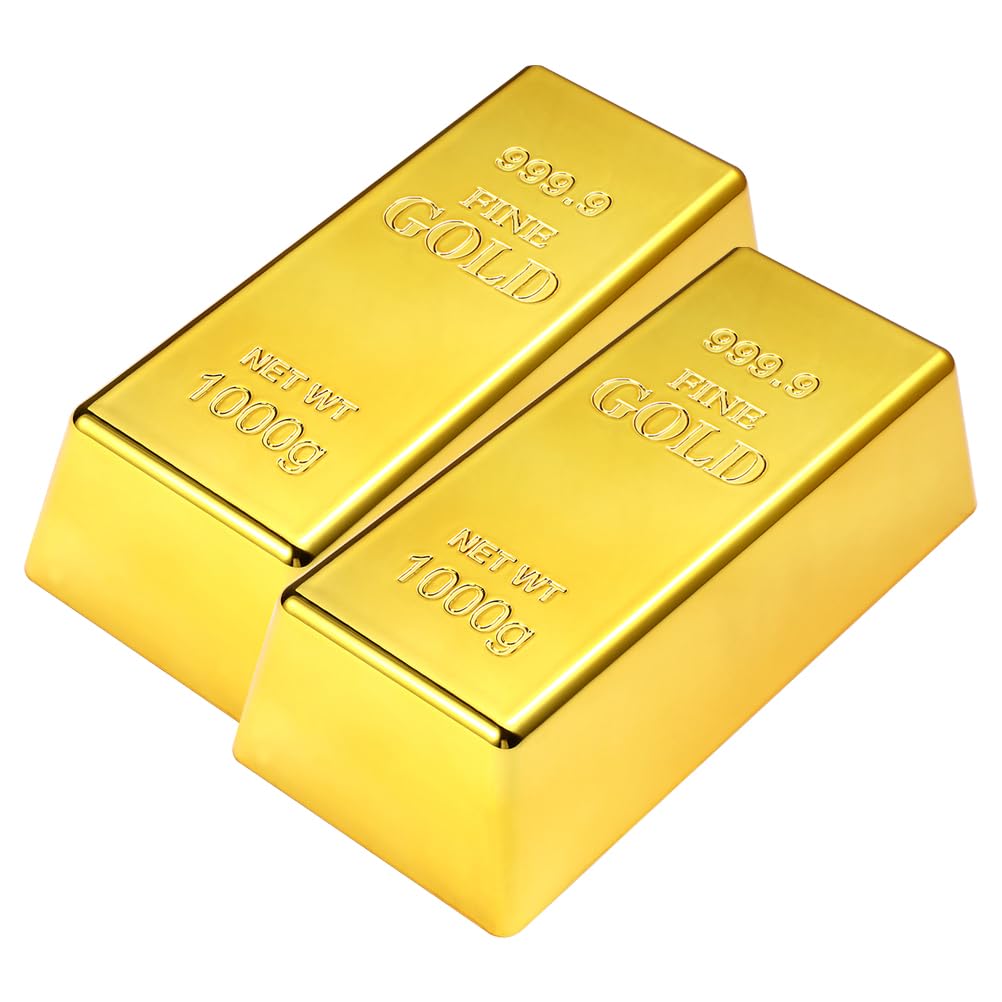 CHILDWEET 2stücke Türstopper Design Goldenen Ziegelstein- Dekorativer Türkeil Für Zuhause Geschenkverpackung Kreative Wohnaccessoires