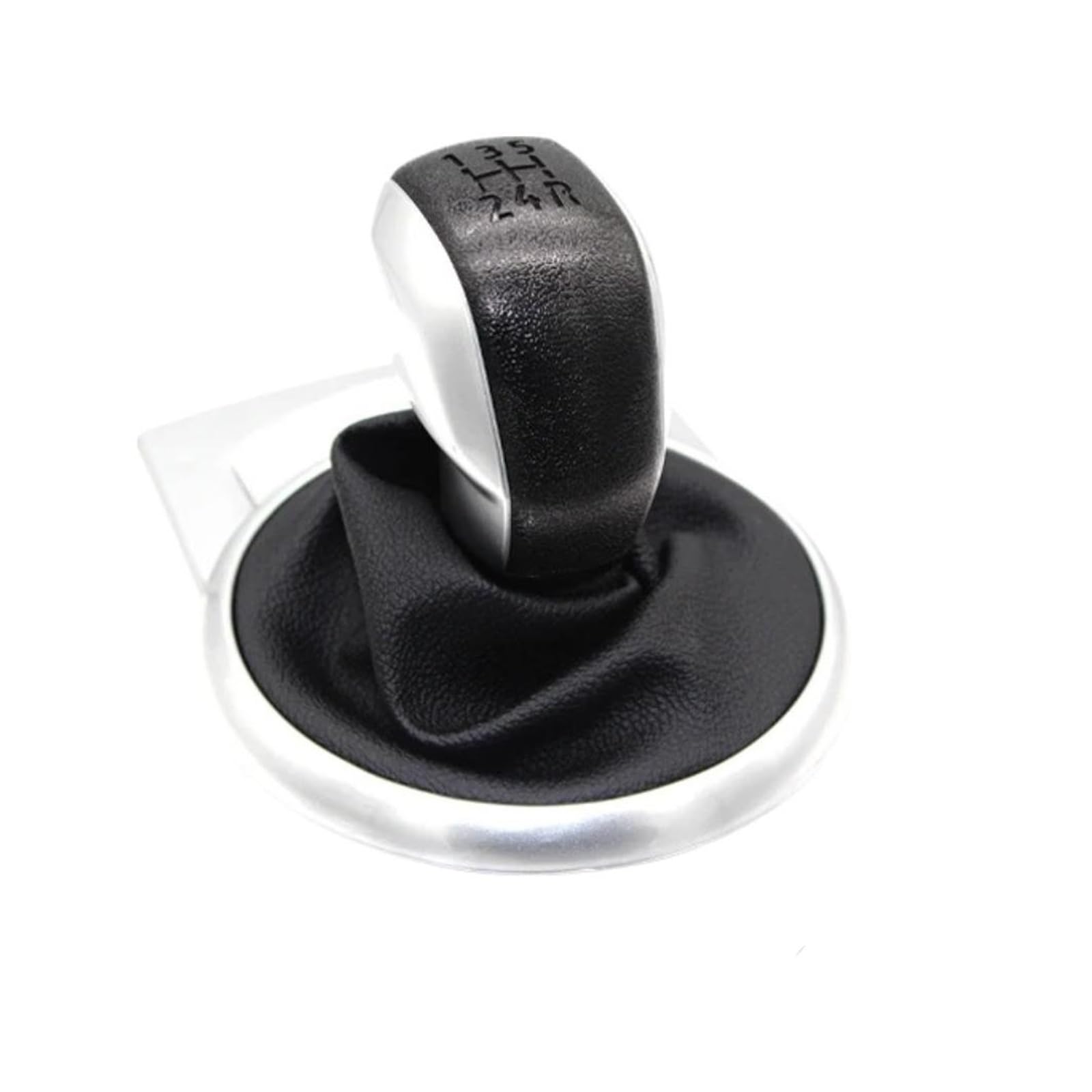 Kunyos Silvery Gear Shift Knob For Peugeot For Citroen For C4 Mk1 2004-2008 Upgrade