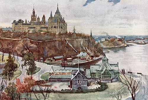 Chambres du Parlement Ottawa affiche Harold Copping pour salon élégant