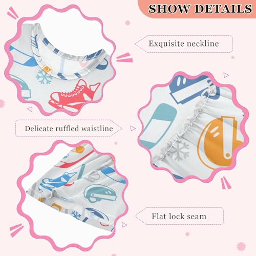 Ollabaky Girls Sleeveless Dress Casual Tank Play Dress Summer Sundress for Toddler Little Girl 2-8T3