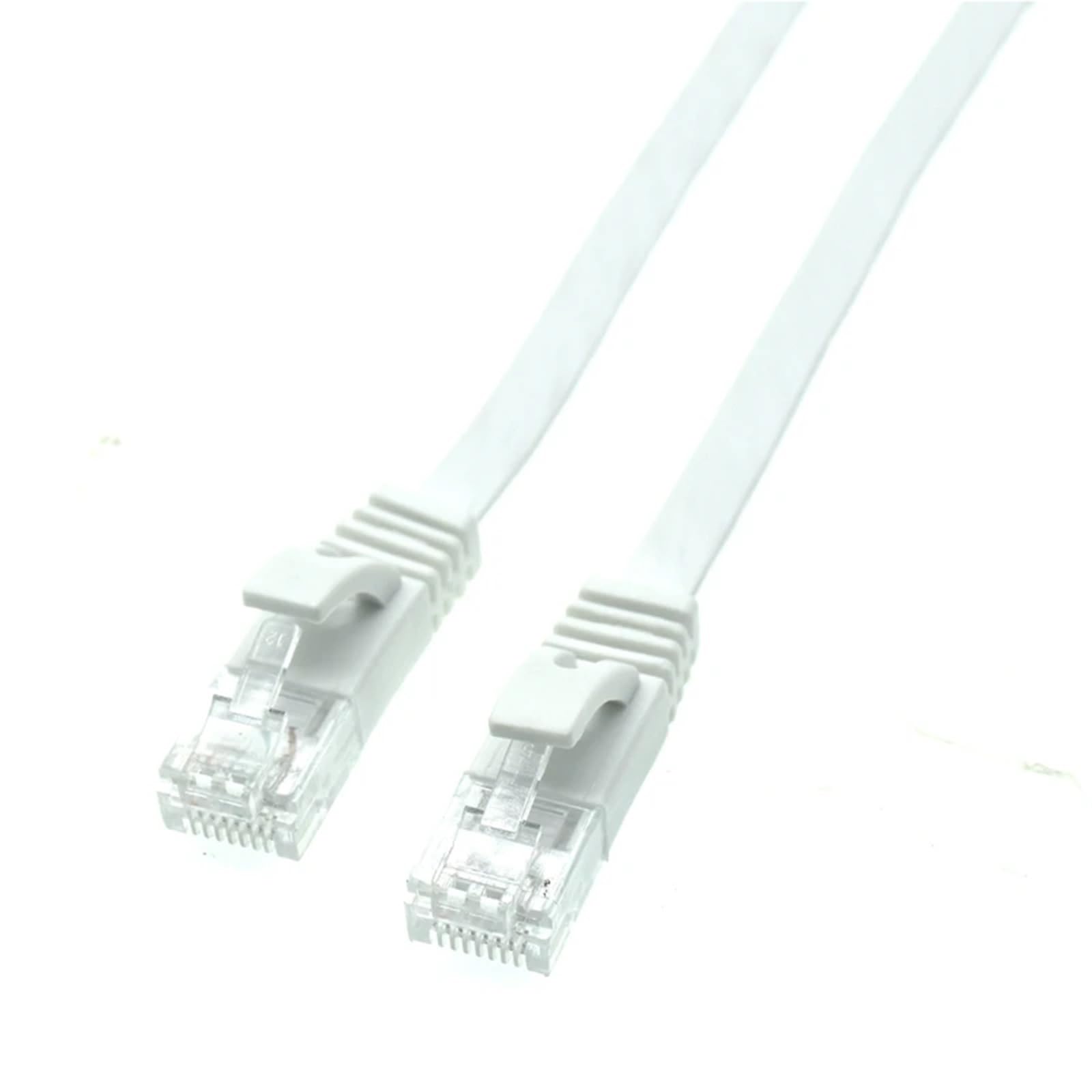 Kabel Ethernet Cat6 Lan płaski kabel UTP CAT 6 RJ45 sieciowy płaski krótki kabel 0,2 m 1/3 m/5 m kabel krosowy do routera laptopa, komputera (niebieski, 8 m)