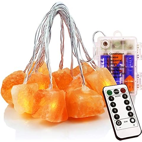 TAOHUA GARDEN Himalayan Salt String Lights Remote Control(8 Modes) Cover