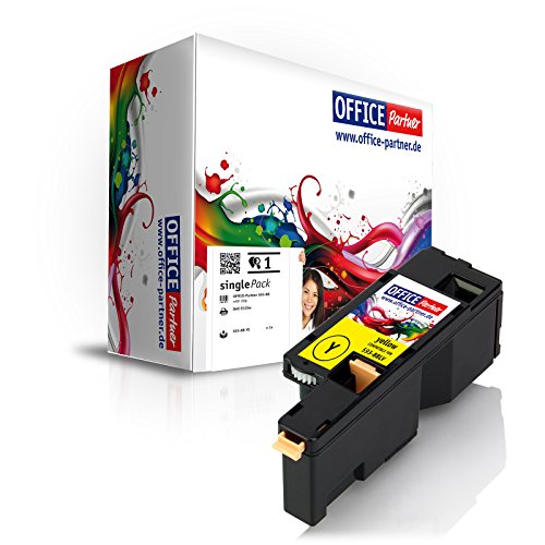 OFFICE-Partner - Tóner para impresora Dell Color MFP E525w (1400 páginas), color amarillo